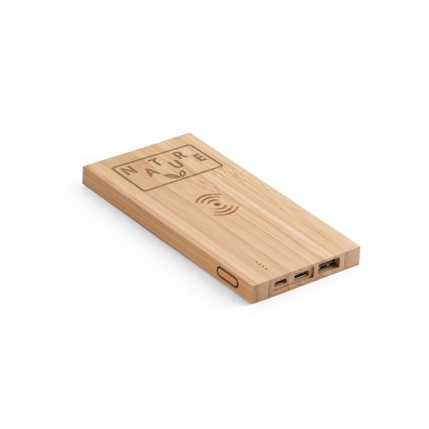 FITCH. Power bank 5.000 mAh &mu;&epsilon; &alpha;&sigma;ύ&rho;&mu;&alpha;&tau;&omicron; &phi;&omicron;&rho;&tau;&iota;&sigma;&tau;ή 5W &alpha;&pi;ό &mu;&pi;&alpha;&mu;&pi;&omicron;ύ - &Phi;&upsilon;&sigma;&iota;&kappa;ό 