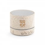 RE-LINEU. 3W draagbare luidspreker met 4u30m gebruiksduur in strovezel en gerecycled ABS (100% rABS) - Naturel