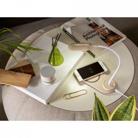 RE-LINEU. 3W draagbare luidspreker met 4u30m gebruiksduur in strovezel en gerecycled ABS (100% rABS)