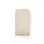 ENGLERT. Поставка за смартфон с 10W бързо безжично зарядно устройство от рециклиран ABS (70% rABS) и влакна от пшенична слама - естествен