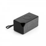 GRUBBS. ABS portable speaker with wireless charging - Black
