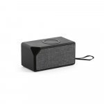 GRUBBS. ABS portable speaker with wireless charging - Black