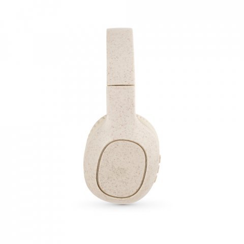 FEYNMAN. Сгъваеми безжични слушалки с 4-часов живот на батерията от пшенична слама и ABS - естествен