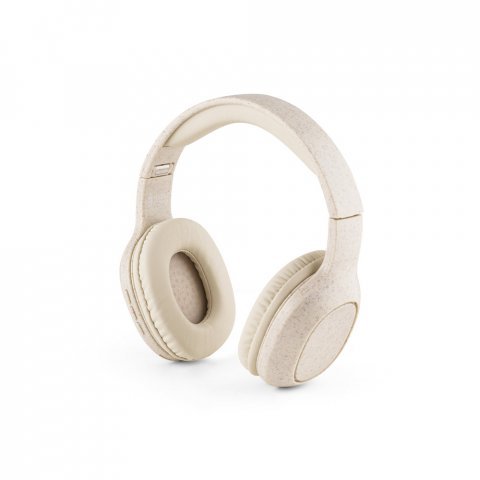 FEYNMAN. Сгъваеми безжични слушалки с 4-часов живот на батерията от пшенична слама и ABS - естествен