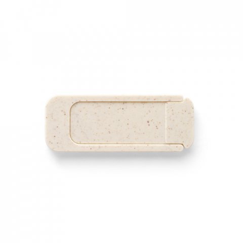 TOWNES. Wheat straw fibre and PP webcam protector - Natural