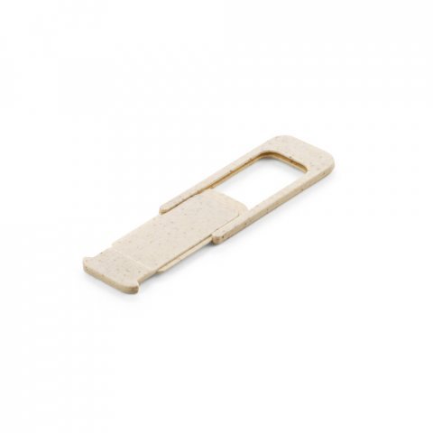 TOWNES. Wheat straw fibre and PP webcam protector - Natural