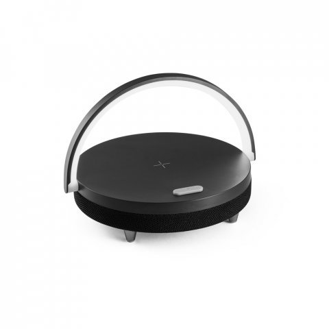 BLASTY. 4-in-1 luidspreker in ABS, PP en stof - Zwart