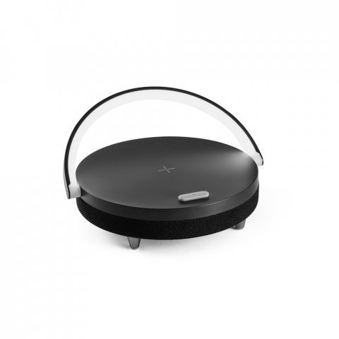 BLASTY. 4-in-1 luidspreker in ABS, PP en stof - Zwart