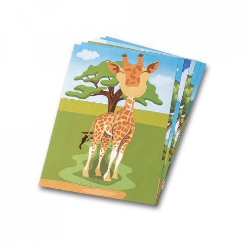 MADAGASCAR. s&aelig;t med klisterm&aelig;rker 6 ark - Hvid