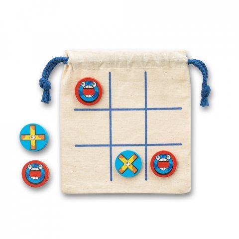 CROSSES. Класическа игра от 10 парчета Tic Tac Toe - Лек естествен