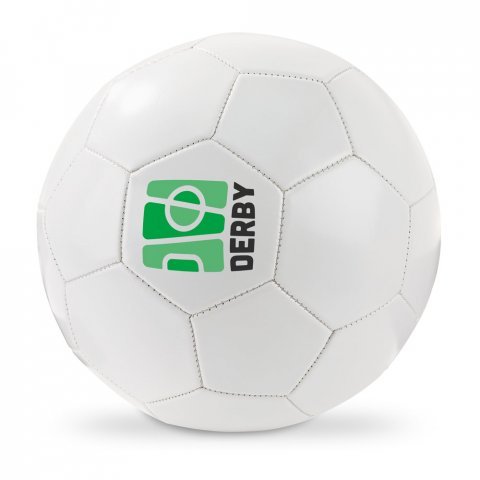 BRYCE. Pallone da calcio in PVC - Bianco