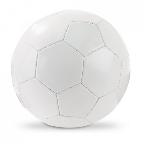 BRYCE. Pallone da calcio in PVC - Bianco