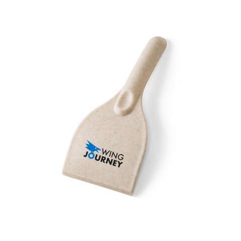 SPREE. Raschiaghiaccio in PP e paglia di grano - Naturale