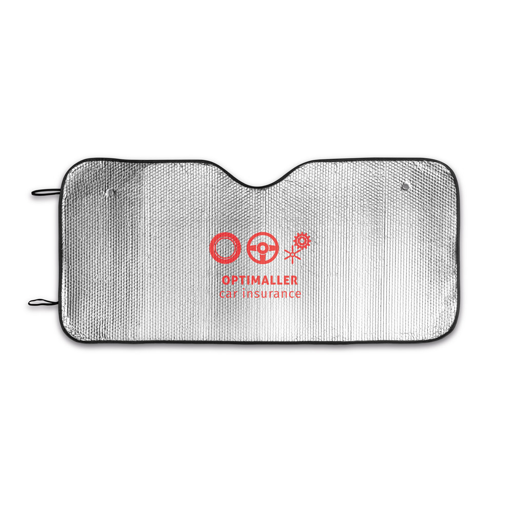 CRADLE. Protezione solare per auto rivestita in PE e alluminio