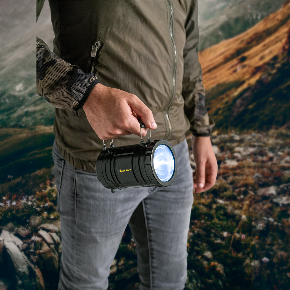 OLYMPOS. Torcia 2 in 1 in ABS e PS