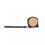 ODENSE V. 5 metre tapemeasure made from recycled ABS (100% rABS) and bamboo - Black