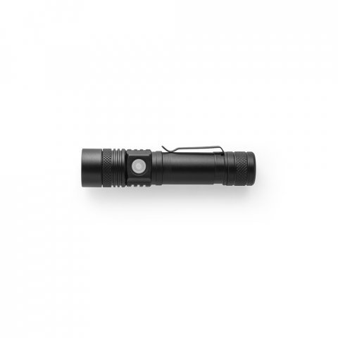 UNGAR. 5 W rechargeable recycled aluminium (100% rAL) torch - Black