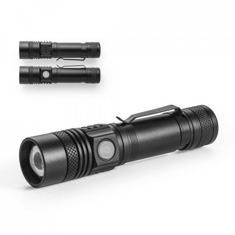 UNGAR. 5 W rechargeable recycled aluminium (100% rAL) torch