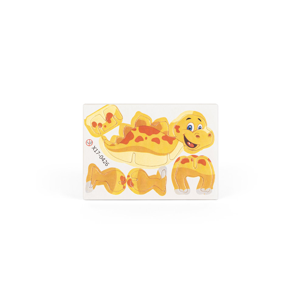 DINOSAURUS. Puzzle 3D in carta a forma di dinosauro