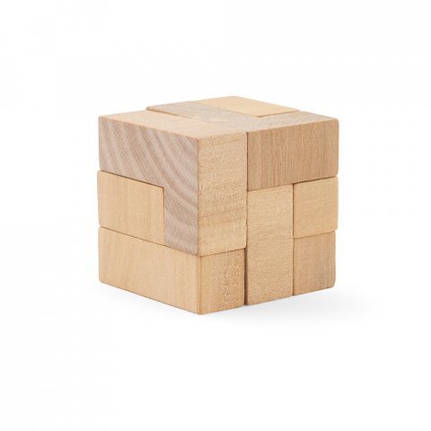 OMBER. Puzzle de madeira com 7 pe&ccedil;as - Natural