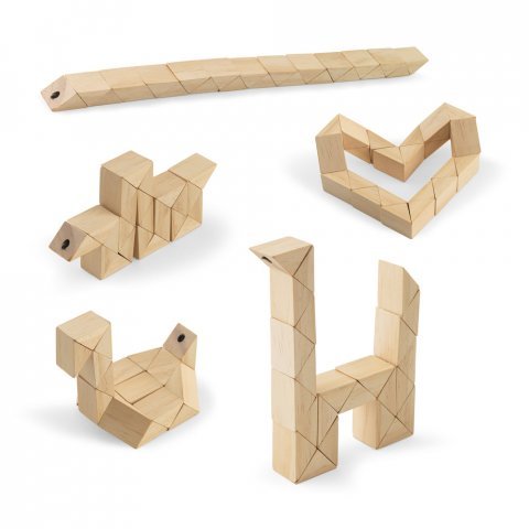 THINKO. Houten puzzel met 24 stukjes