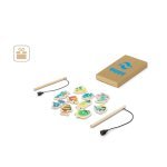 FISHY. Set da pesca composto da 10 pesci in legno,
ideale per bambini