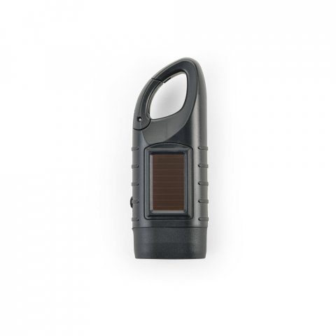 SOLARKY. Torcia compatta  0.5 W ABS con 3 LED bianchi da 90 lumen - Nero