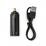 YVIAN. Linterna recargable de 10 W fabricada con aluminio (100% rAL) - Negro