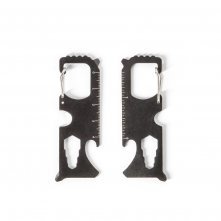 SCREWY. Carta multifunzione in acciaio inossidabile con 8 funzioni