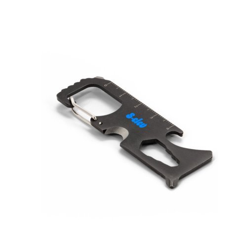 SCREWY. Carta multifunzione in acciaio inossidabile con 8 funzioni