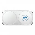 CLYDE. Parasolar din poliester 210D pentru mașină - Gri