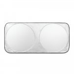 CLYDE. Parasolar din poliester 210D pentru mașină - Gri