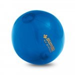 PECONIC. oppustelig badebold i transperant PVC - Bl&aring;