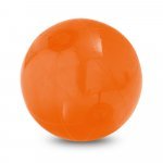 PECONIC. oppustelig badebold i transperant PVC - Orange