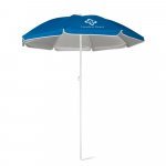 PARANA. Parasol inclinable 210T avec doublure argent&eacute;e - Bleu