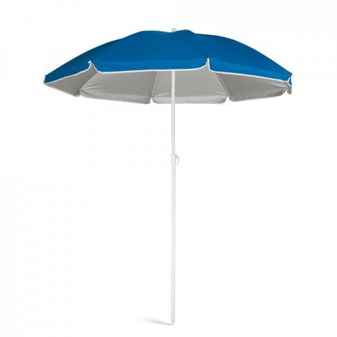 PARANA. Parasol inclinable 210T avec doublure argent&eacute;e - Bleu