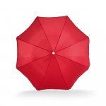 PARANA. Parasol inclinable 210T avec doublure argent&eacute;e - Rouge