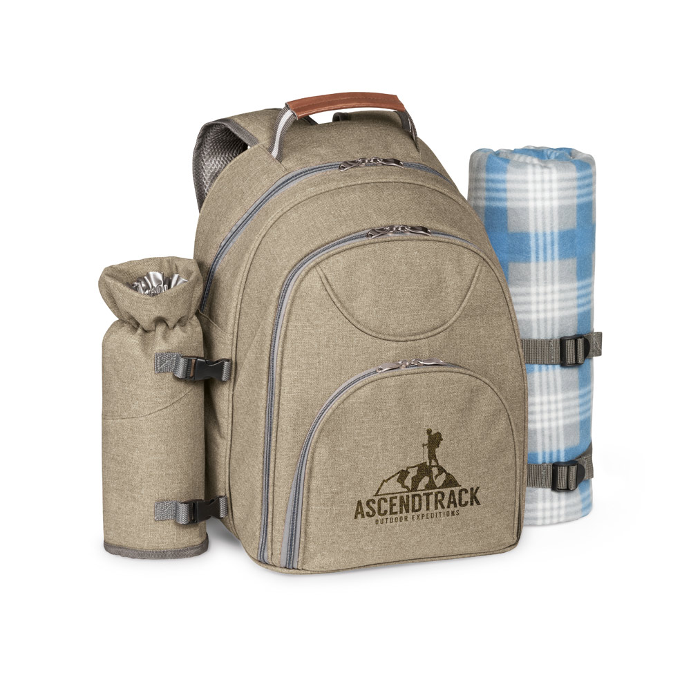 VILLA. Zaino termico da picnic in 600D ad alta densità in poliestere riciclato