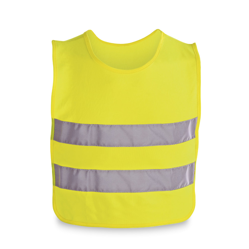 MIKE. Gilet riflettente per bambini. 100% poliestere