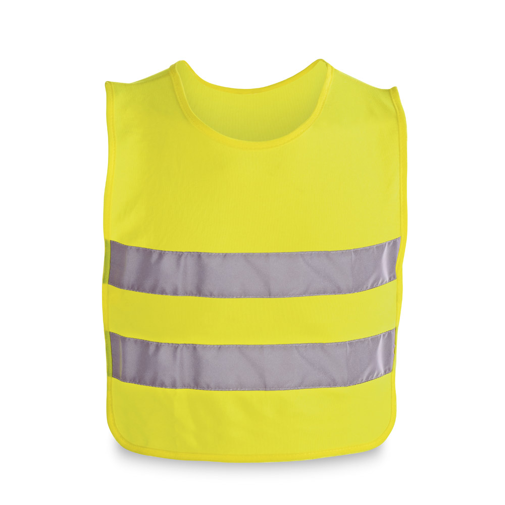 MIKE. Gilet riflettente per bambini. 100% poliestere