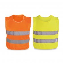 MIKE. 100% polyester reflective kids&rsquo; vests