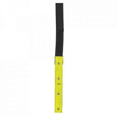 VISIBLE. Светлоотразителна лента за ръкав с 4 червени светодиода - жълт