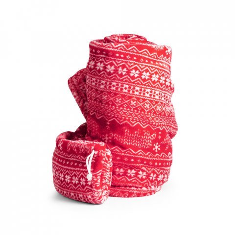 LAPONIA. Couverture polaire - Rouge