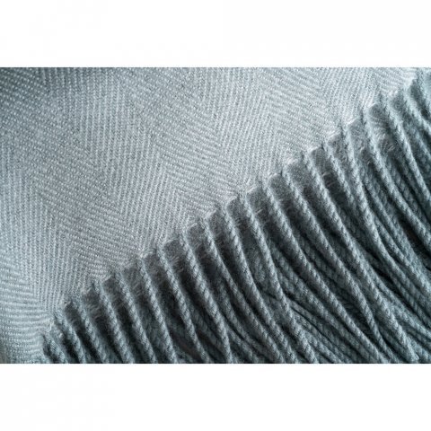 SMOOTH. Couverture 100% acrylique avec ruban pour carte de personnalisation (270 g/m&sup2;) - Gris