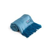 SMOOTH. Coperta 100% acrilico con nastro e cartoncino personalizzabile (270 g/m&sup2;)