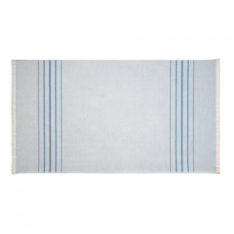 CAPLAN. Многофункционална кърпа (260 g/m&sup2;), изработена от лек и устойчив памук (90%) и рециклиран памук (10%) - Син