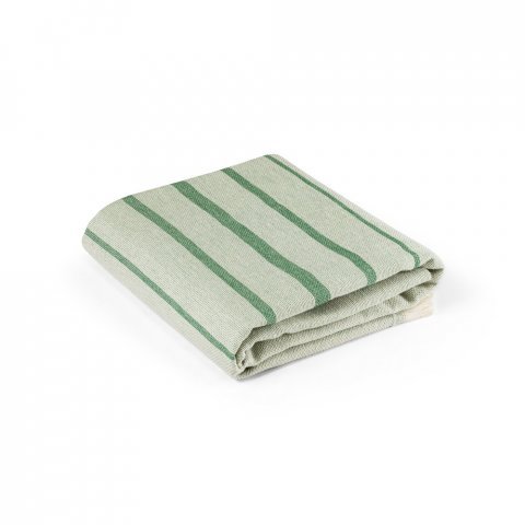 CAPLAN. Многофункционална кърпа (260 g/m&sup2;), изработена от лек и устойчив памук (90%) и рециклиран памук (10%) - зелен