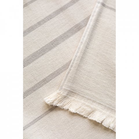 CAPLAN. Многофункционална кърпа (260 g/m&sup2;), изработена от лек и устойчив памук (90%) и рециклиран памук (10%) - Светло сив