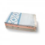 MALEK. Prosop multifuncțional și de baie (350g/m&sup2;) din bumbac ușor și rezistent (85%) și bumbac reciclat (15%)