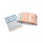 MALEK. Prosop multifuncțional și de baie (350g/m&sup2;) din bumbac ușor și rezistent (85%) și bumbac reciclat (15%)